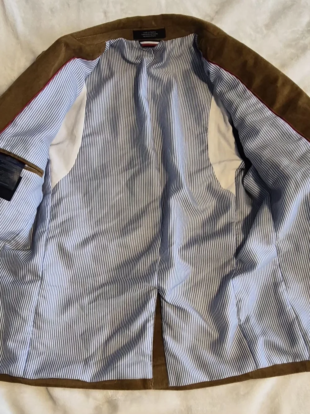 Tommy Hilfiger Brown Corduroy Kids Blazer